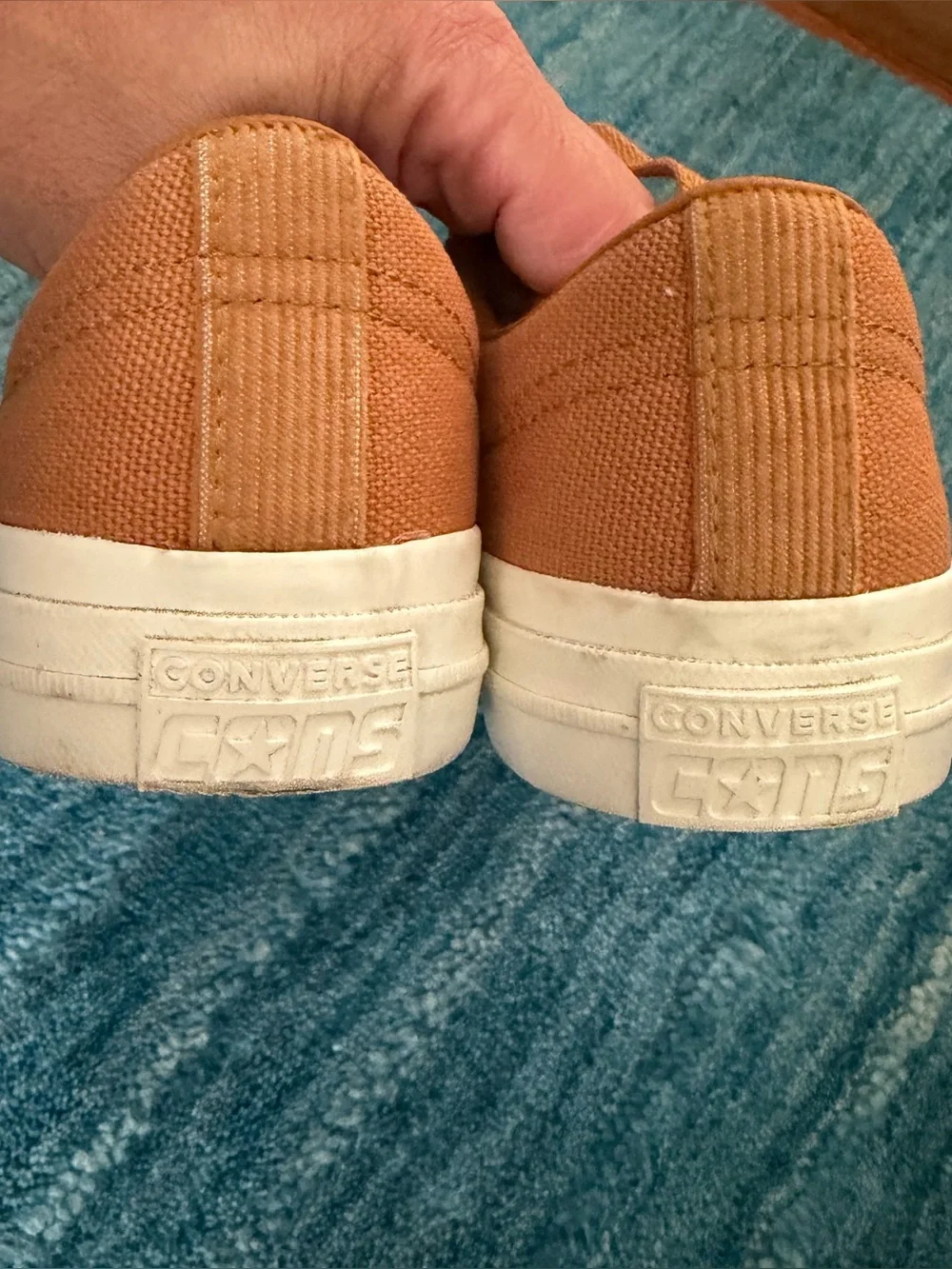Converse One Star Ox Canvas Low Top Sneakers Burnt Orange Men's 7.5 Women's 9 - Picture 4 of 9